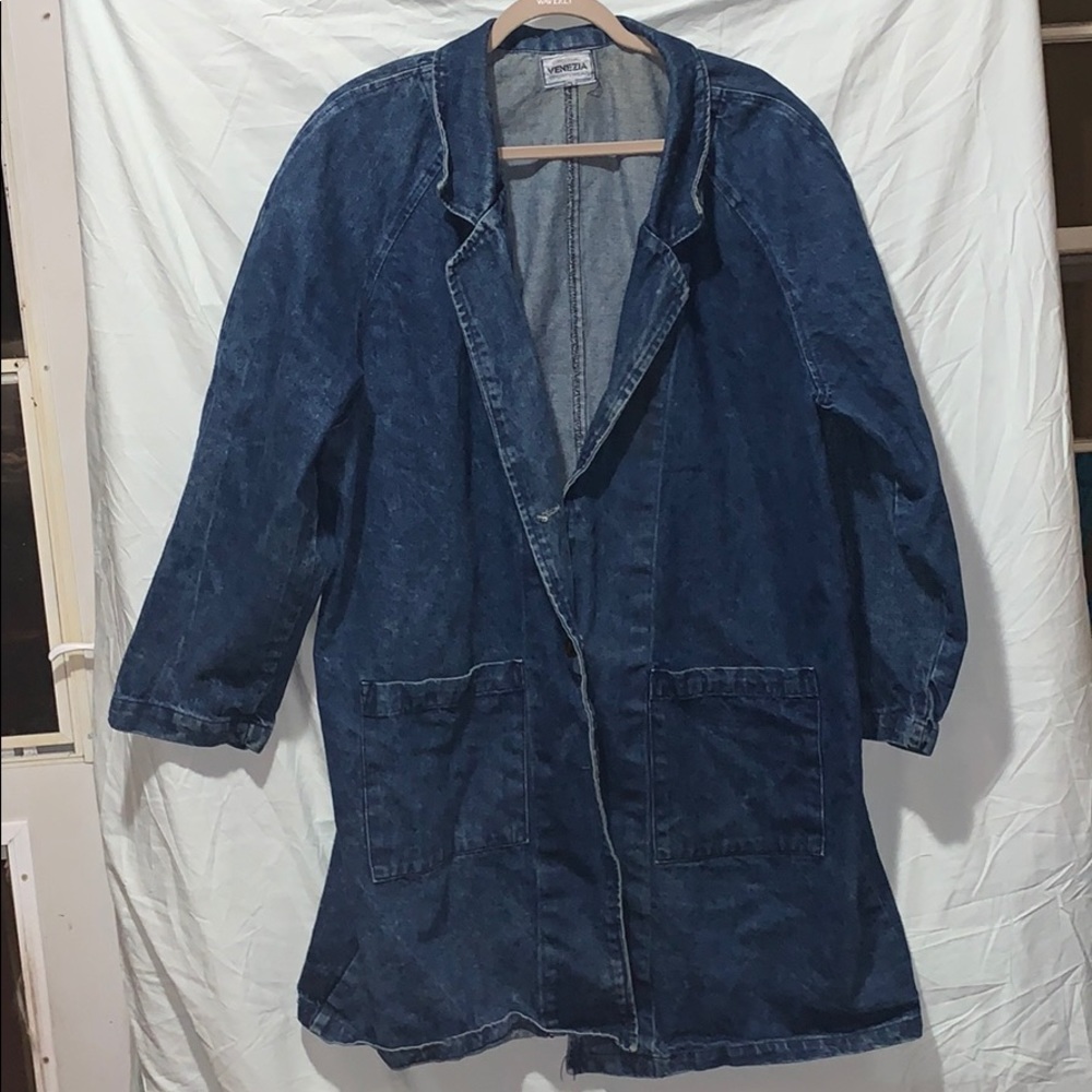 Vintage Original Venezia long Jean jacket